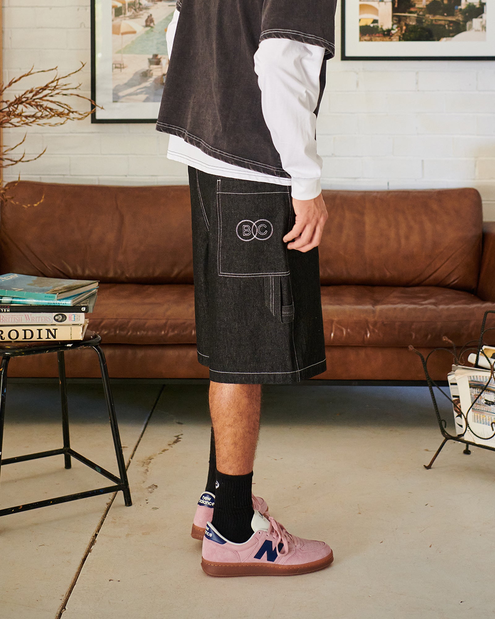 Denim Jort Raw Ð Barney Cools