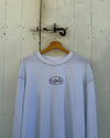 1990 Crop LS T-shirt White