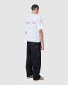 Script Crop T-shirt White