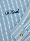 Crop LS Shirt Blue