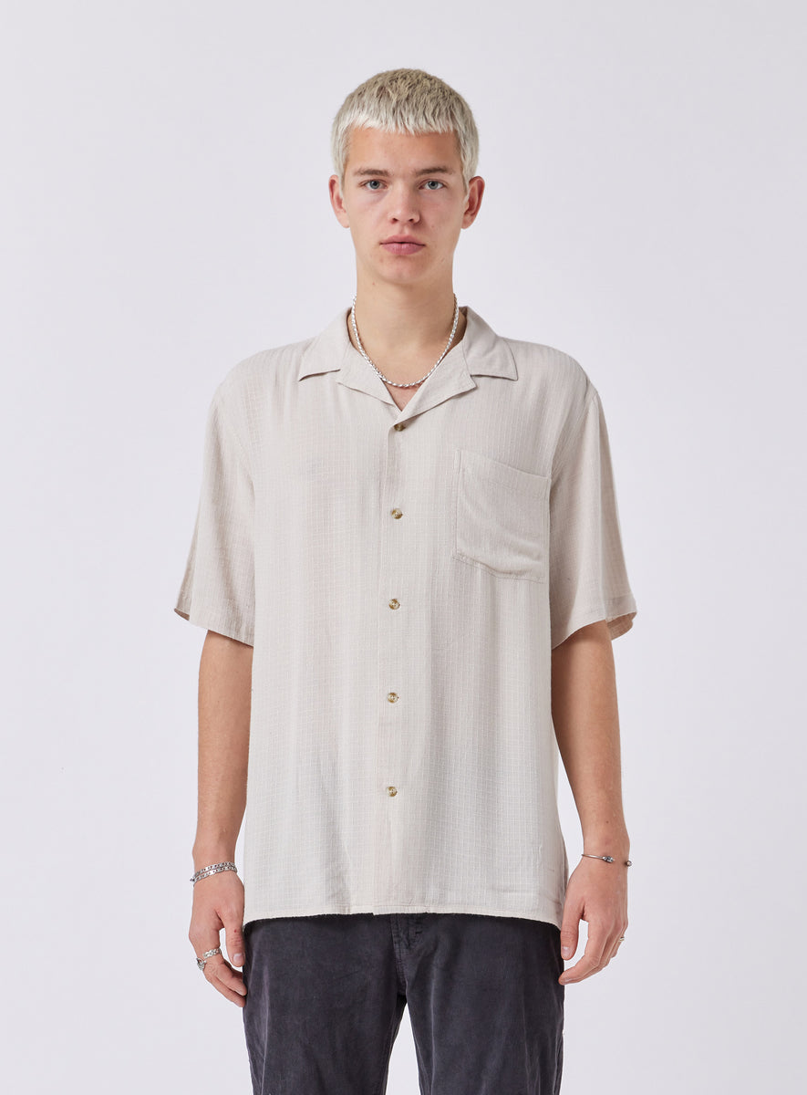 Resort Shirt Bone Jacquard – Barney Cools