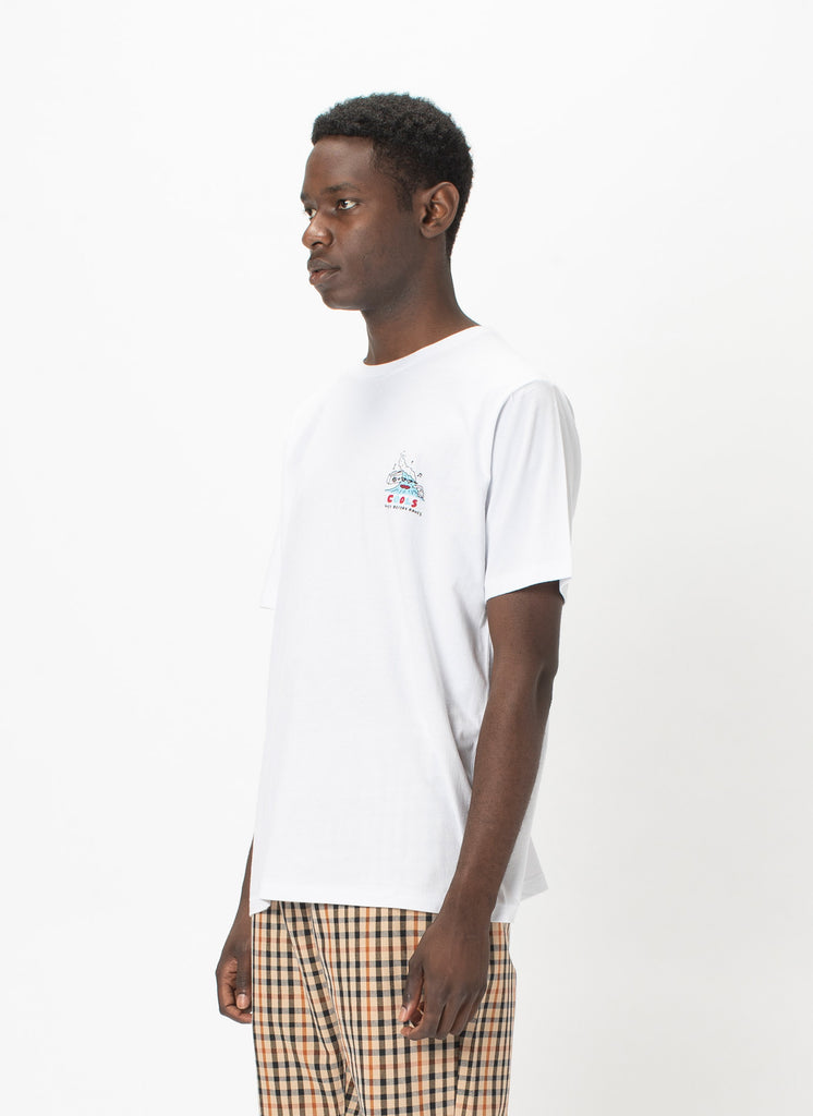 Waves Before Raves Tee White – Barney Cools