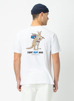 Kangaroo Tee White