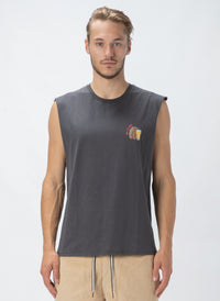 Echidna Muscle Tee Pigment Black