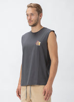 Echidna Muscle Tee Pigment Black