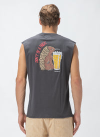 Echidna Muscle Tee Pigment Black