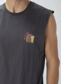 Echidna Muscle Tee Pigment Black