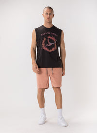 Flamingo Muscle Tee Pigment Black