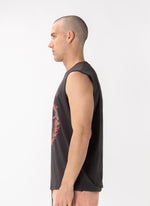 Flamingo Muscle Tee Pigment Black
