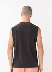 Flamingo Muscle Tee Pigment Black